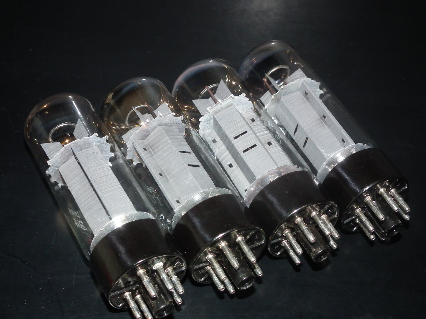 EL34 6CA7 Mullard Xf3 Quad (Two Matched Pairs) Blackburn 1974
