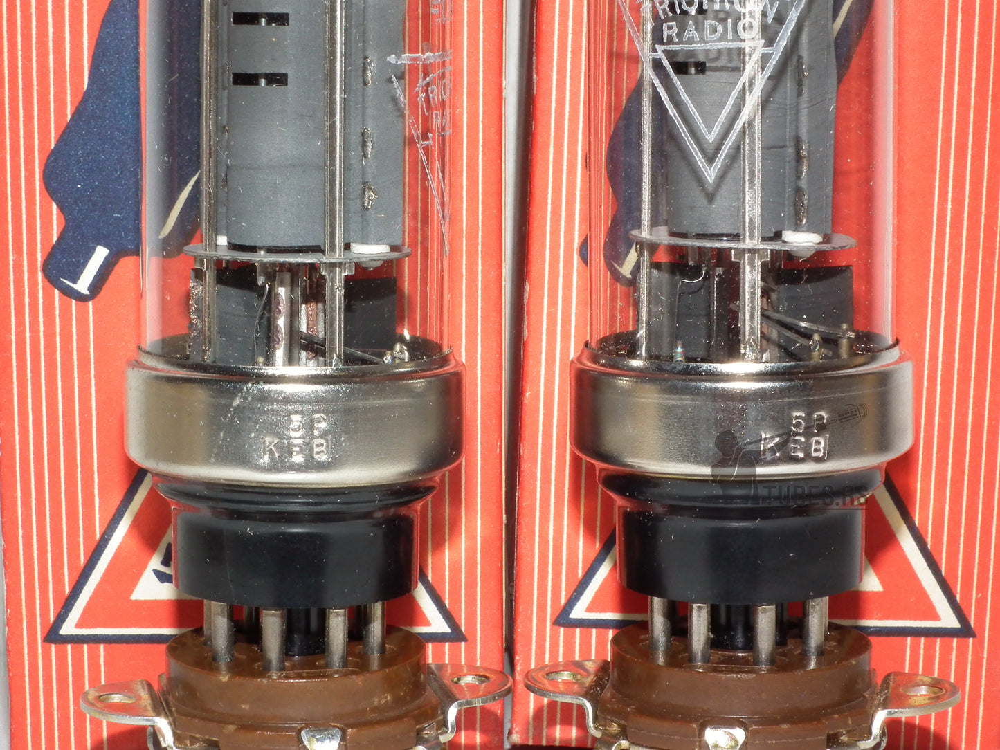 EL34 Philips Metal Base HOLY GRAIL Eindhoven HUGE O Getter NOS MP