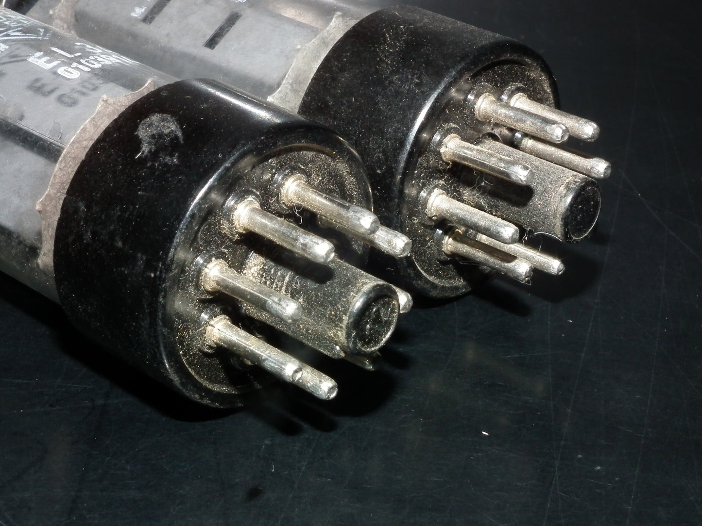 EL34 Telefunken O Getter Platinum Matched Pair RFT Germany