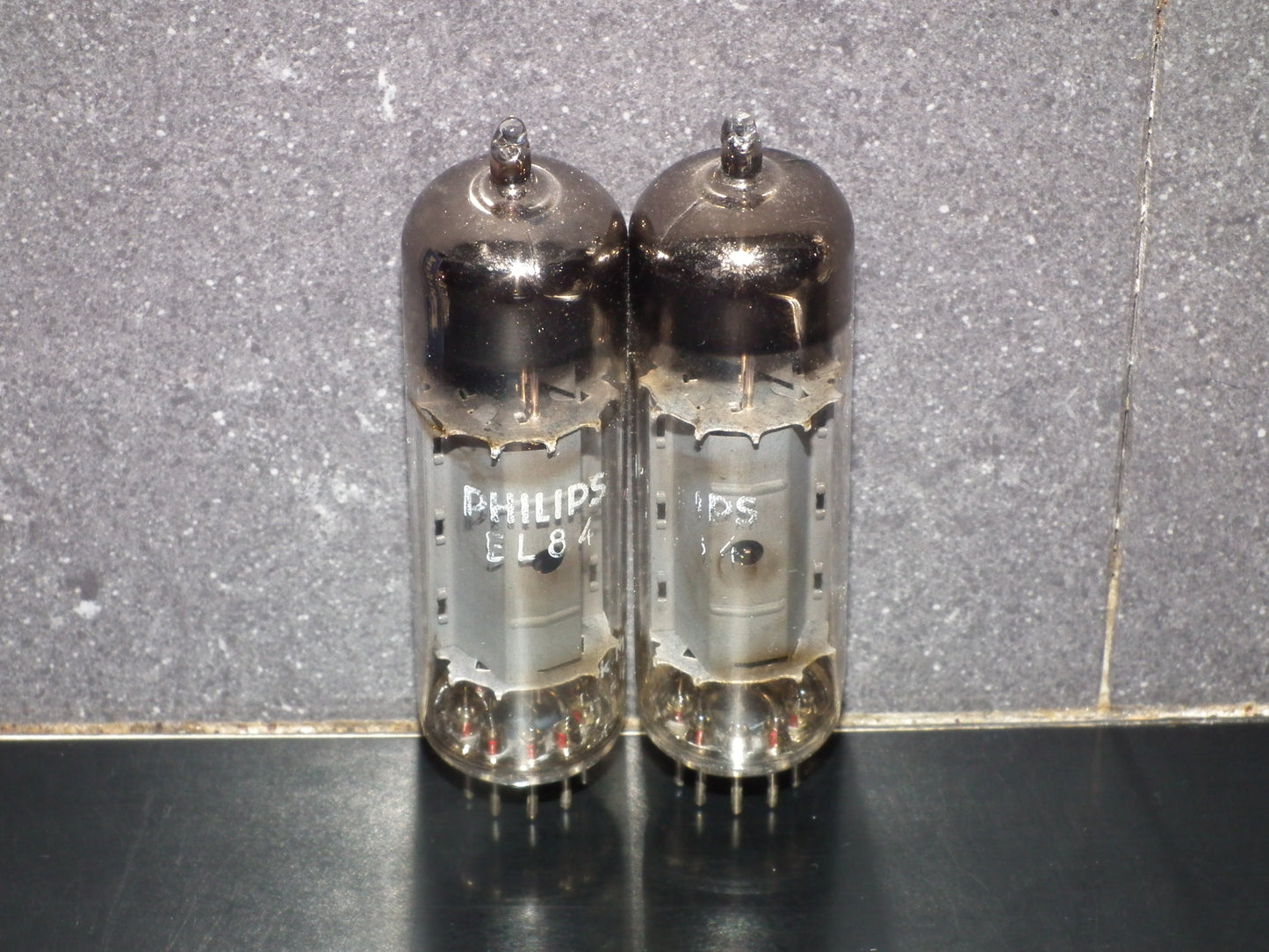EL84 Mullard Blackburn 6BQ5 Matched pair (Branded Philips)