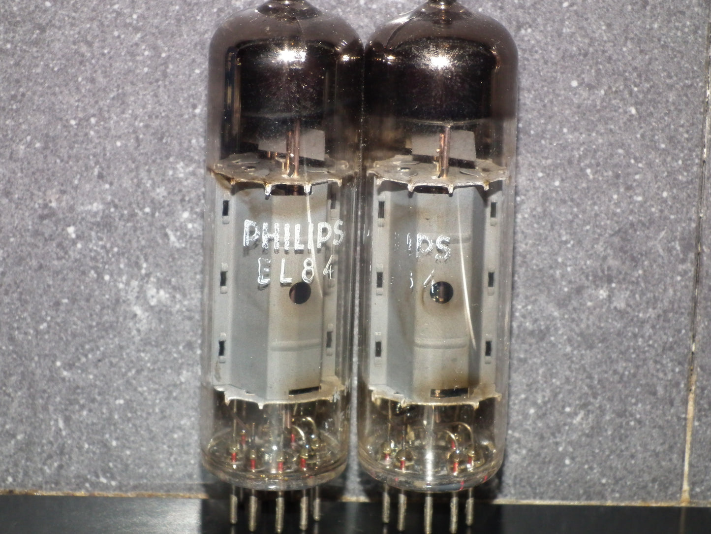 EL84 Mullard Blackburn 6BQ5 Matched pair (Branded Philips)