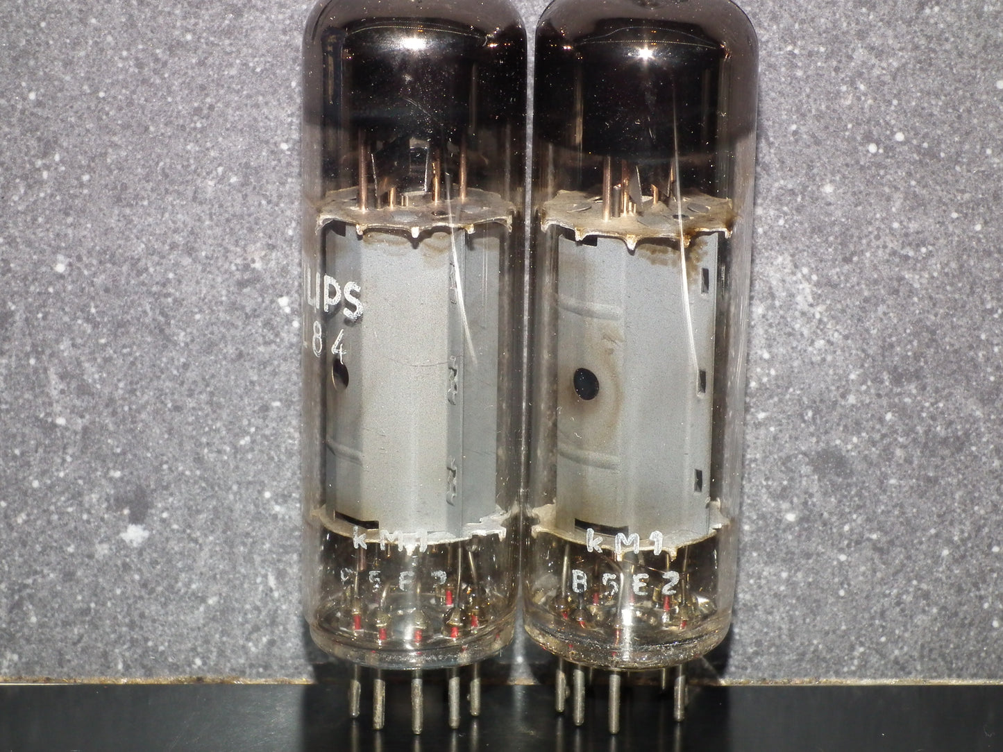 EL84 Mullard Blackburn 6BQ5 Matched pair (Branded Philips)