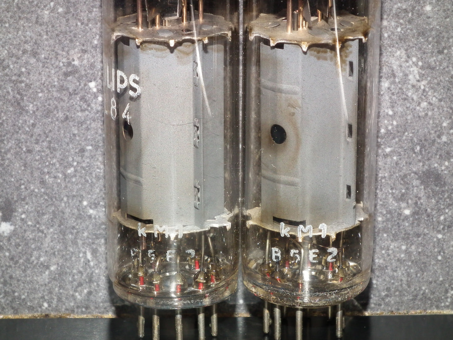 EL84 Mullard Blackburn 6BQ5 Matched pair (Branded Philips)