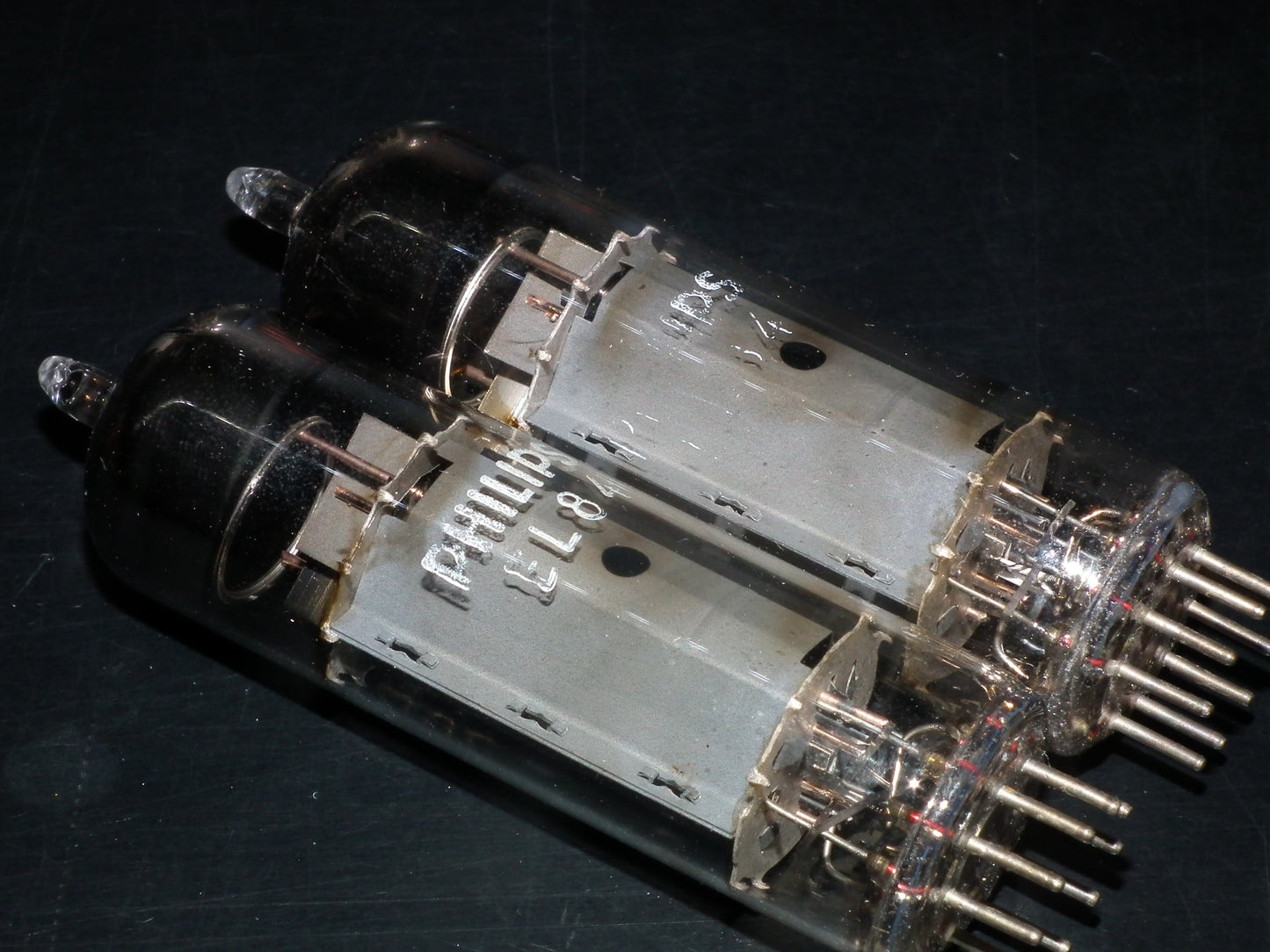 EL84 Mullard Blackburn 6BQ5 Matched pair (Branded Philips)