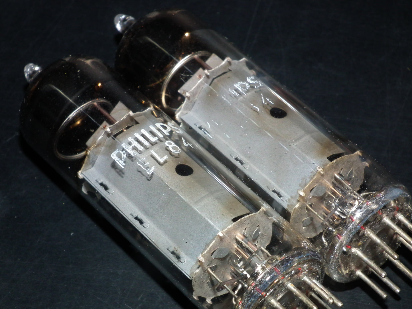 EL84 Mullard Blackburn 6BQ5 Matched pair (Branded Philips)