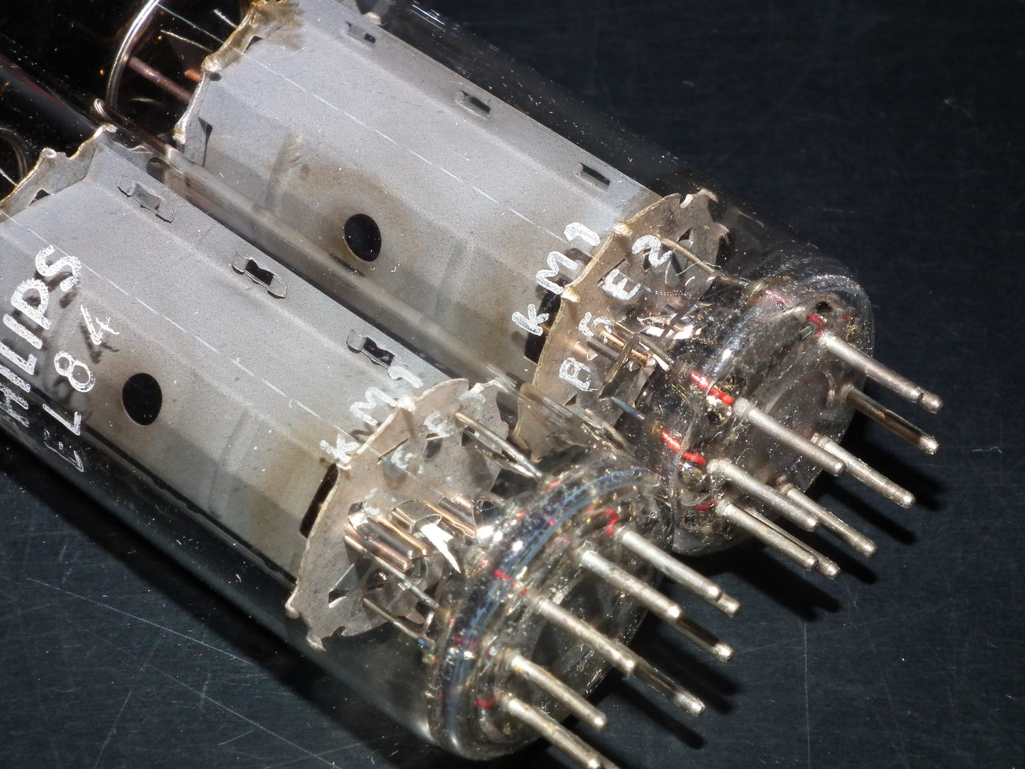 EL84 Mullard Blackburn 6BQ5 Matched pair (Branded Philips)