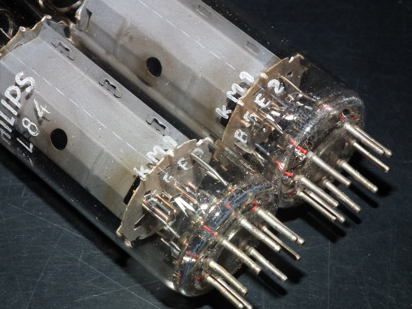EL84 Mullard Blackburn 6BQ5 Matched pair (Branded Philips)
