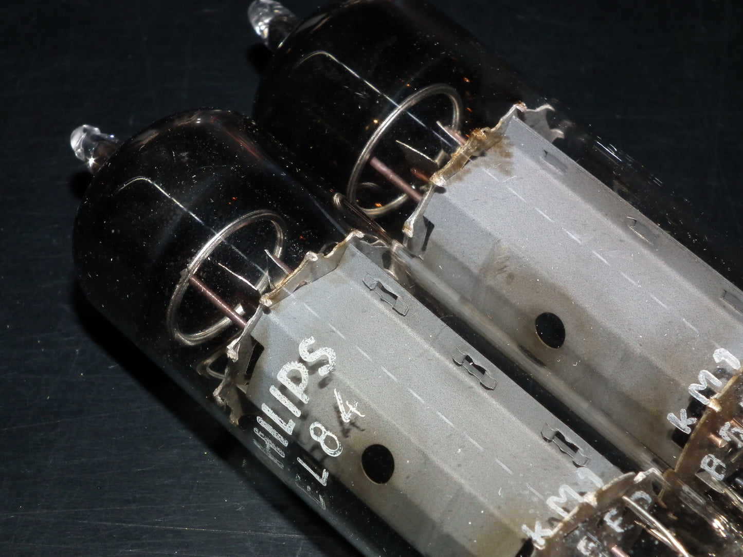 EL84 Mullard Blackburn 6BQ5 Matched pair (Branded Philips)