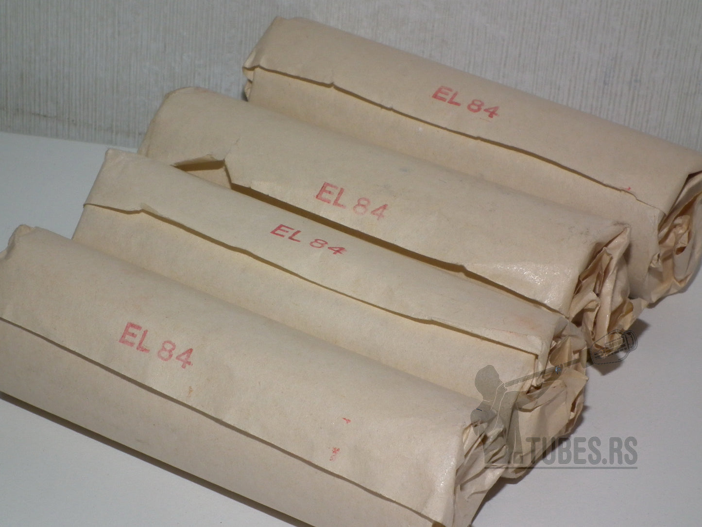 EL84 Philips Holland D Getter Platinum Matched Quad 6BQ5 NOS HOLY GRAIL