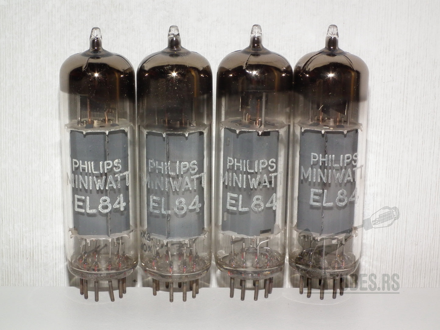 EL84 Philips Holland D Getter Platinum Matched Quad 6BQ5 NOS HOLY GRAIL