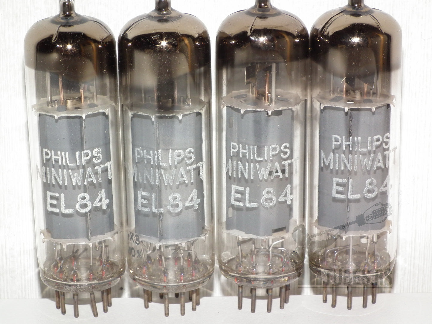 EL84 Philips Holland D Getter Platinum Matched Quad 6BQ5 NOS HOLY GRAIL