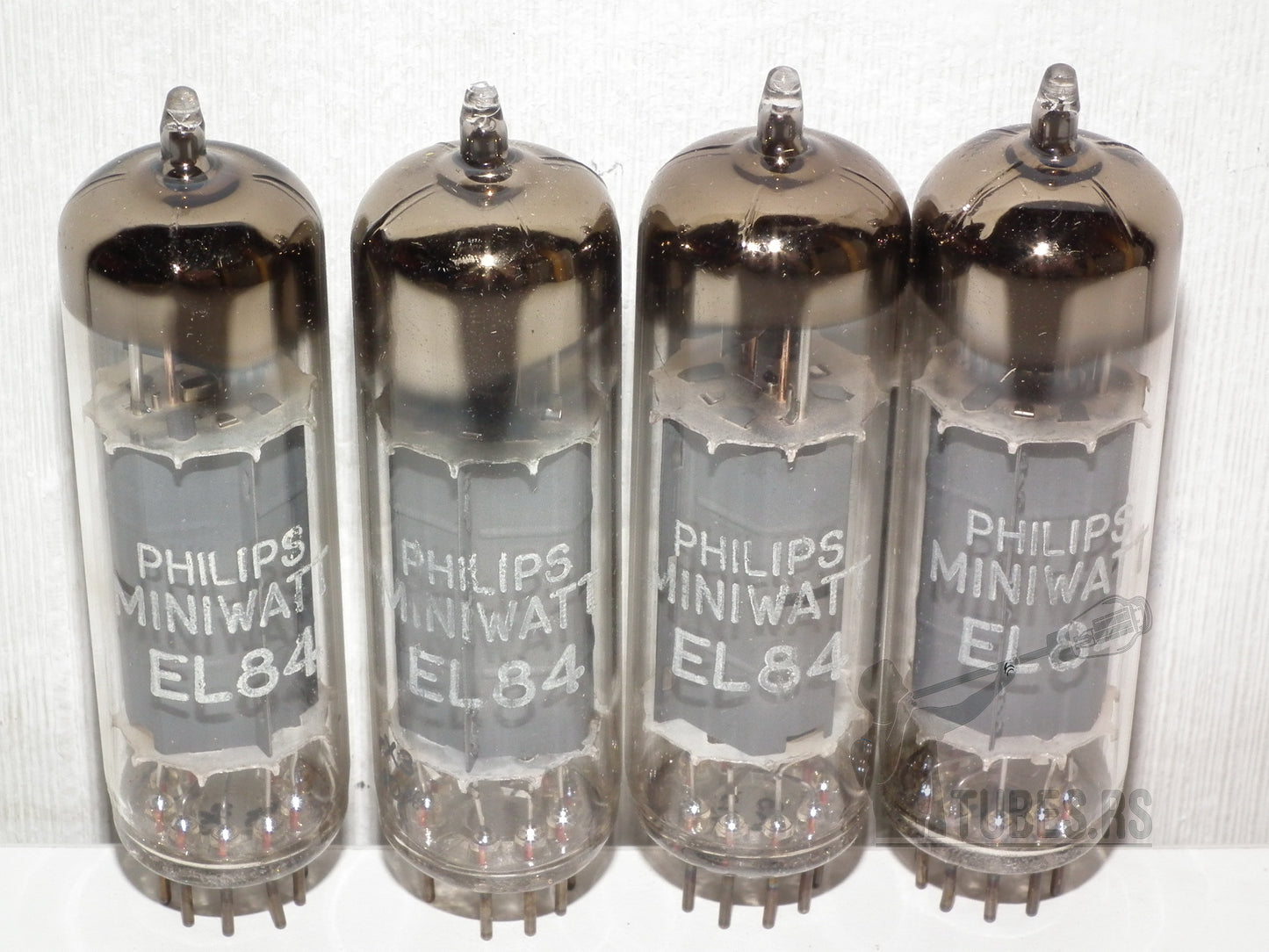 EL84 Philips Holland D Getter Platinum Matched Quad 6BQ5 NOS HOLY GRAIL