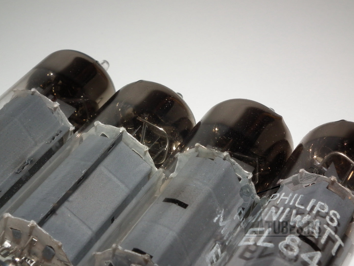 EL84 Philips Holland D Getter Platinum Matched Quad 6BQ5 NOS HOLY GRAIL