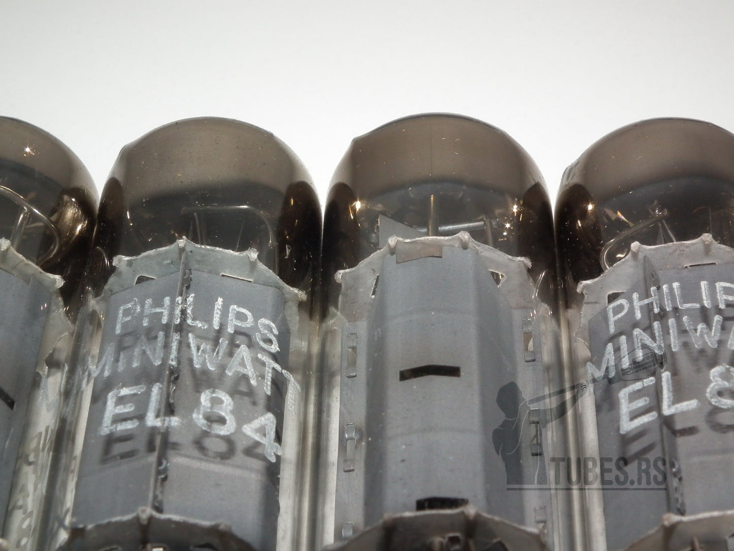 EL84 Philips Holland D Getter Platinum Matched Quad 6BQ5 NOS HOLY GRAIL