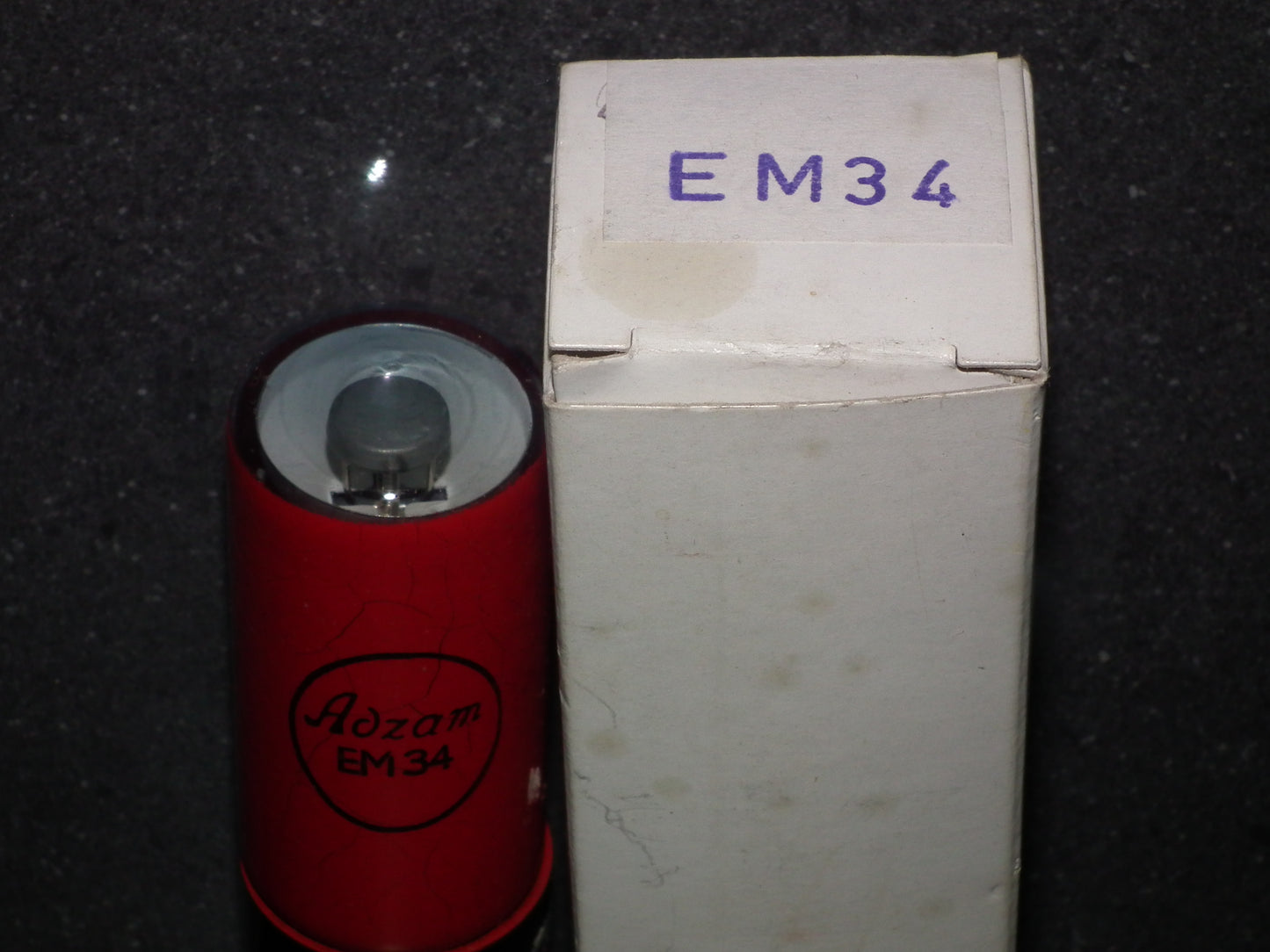 Philips ADZAM EM34 tuning eye tube Made in Holland NOS