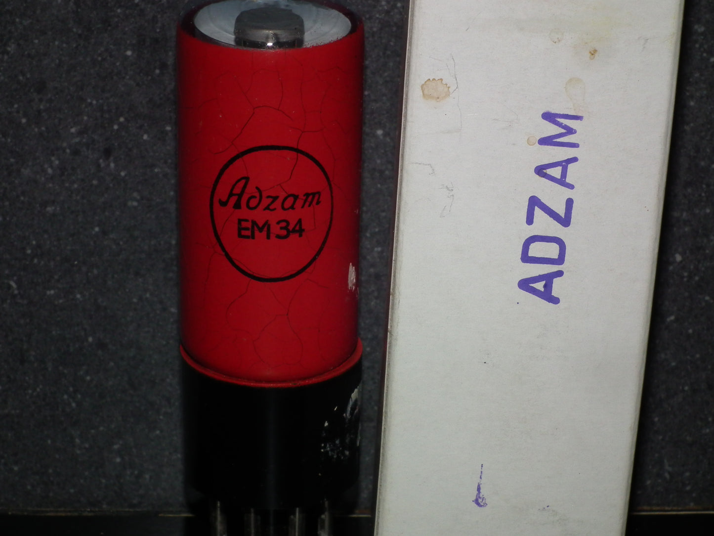 Philips ADZAM EM34 tuning eye tube Made in Holland NOS