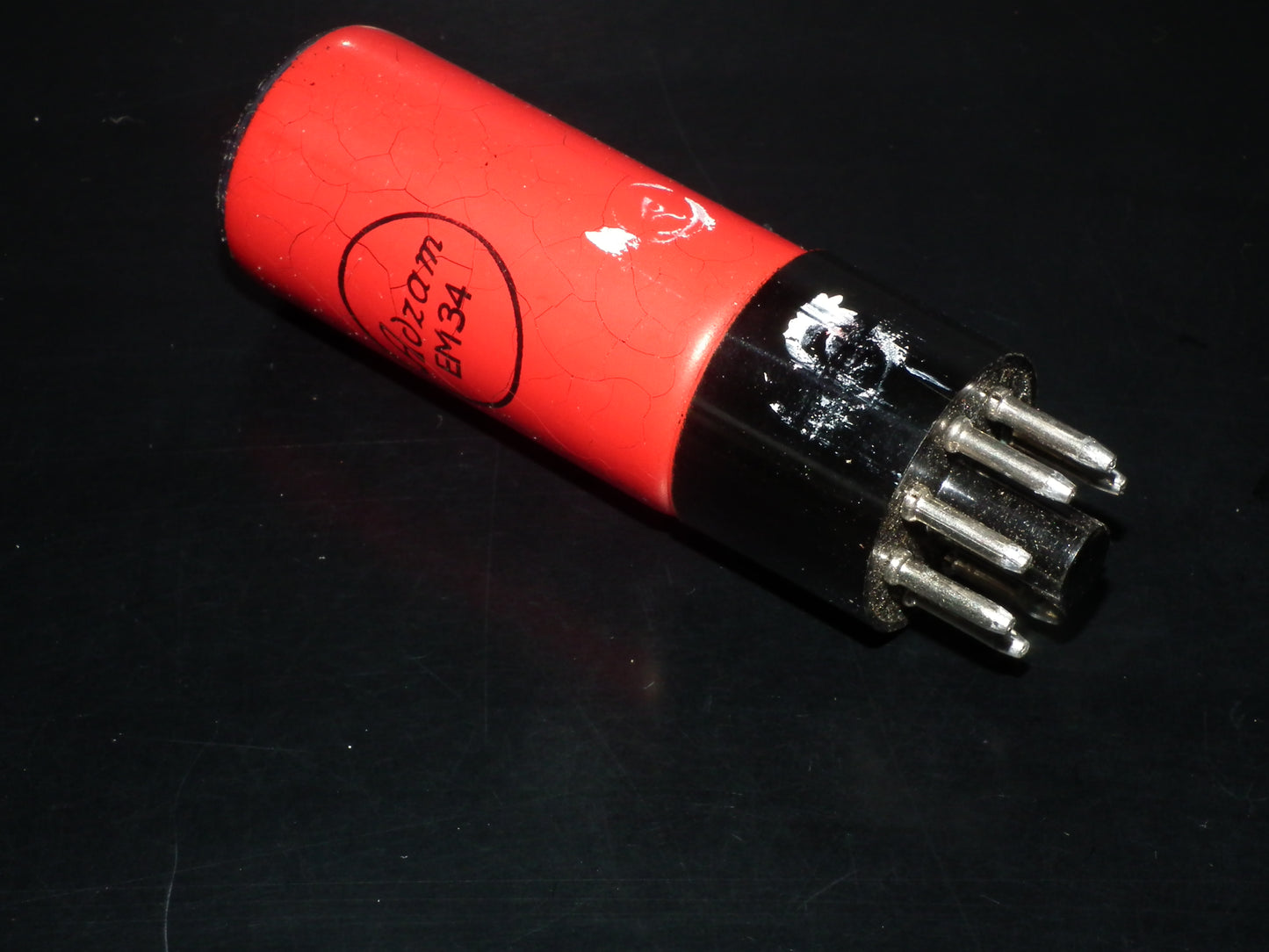 Philips ADZAM EM34 tuning eye tube Made in Holland NOS