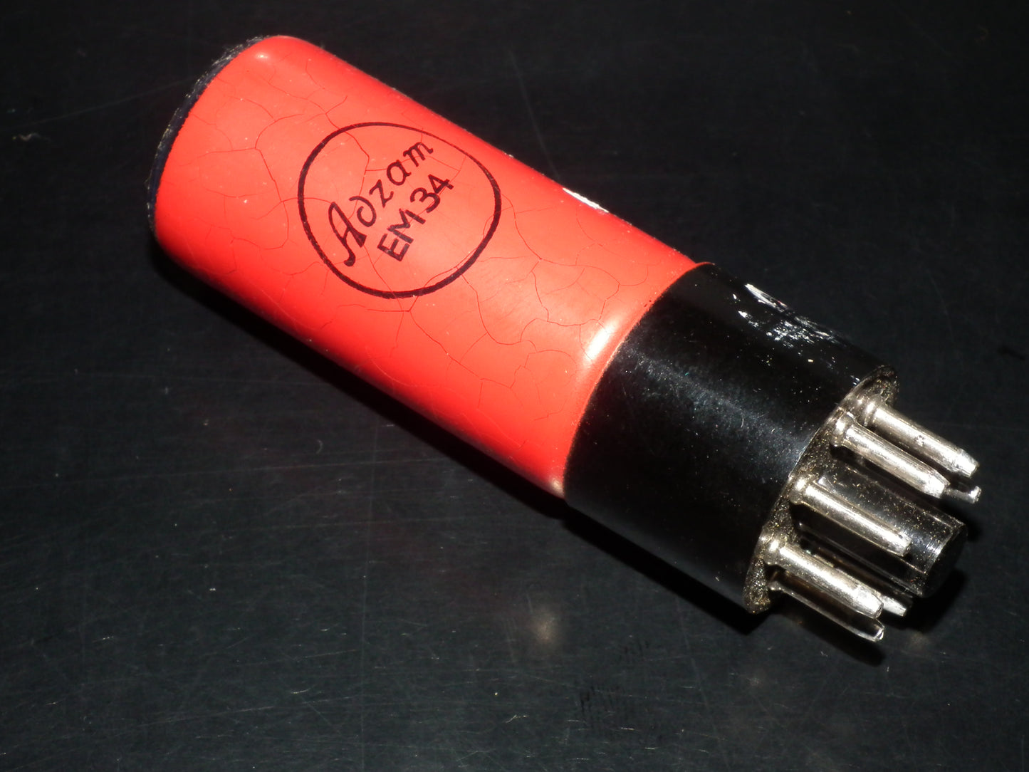 Philips ADZAM EM34 tuning eye tube Made in Holland NOS