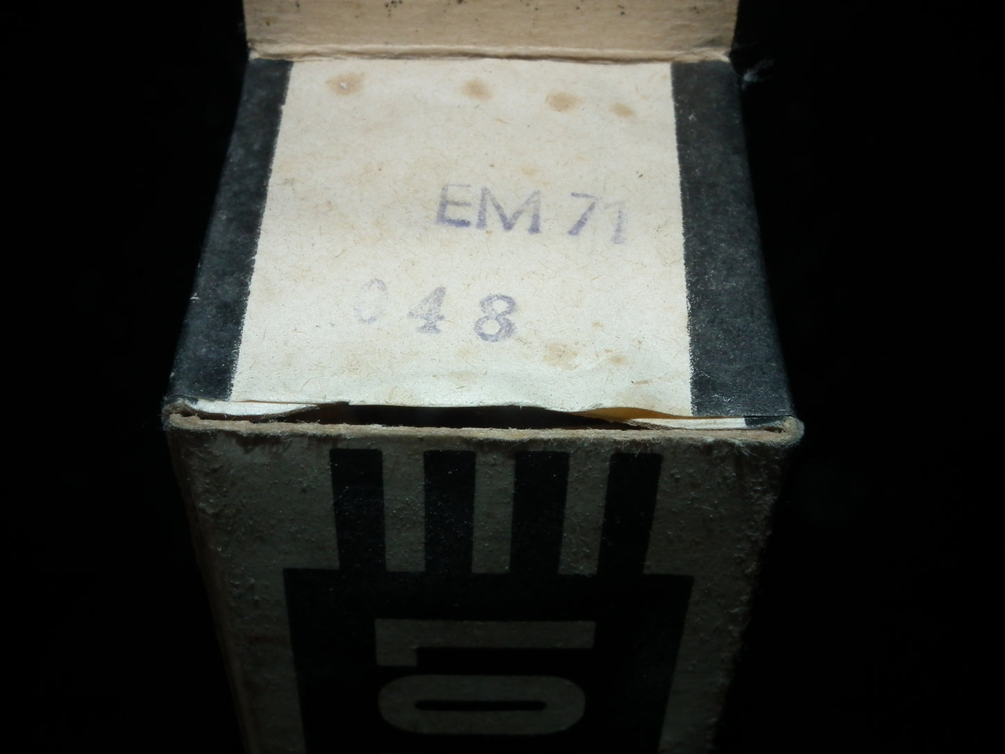 EM71 Lorenz Rare tuning eye tube Indicator NOS NIB Lorenz SEL Stuttgart
