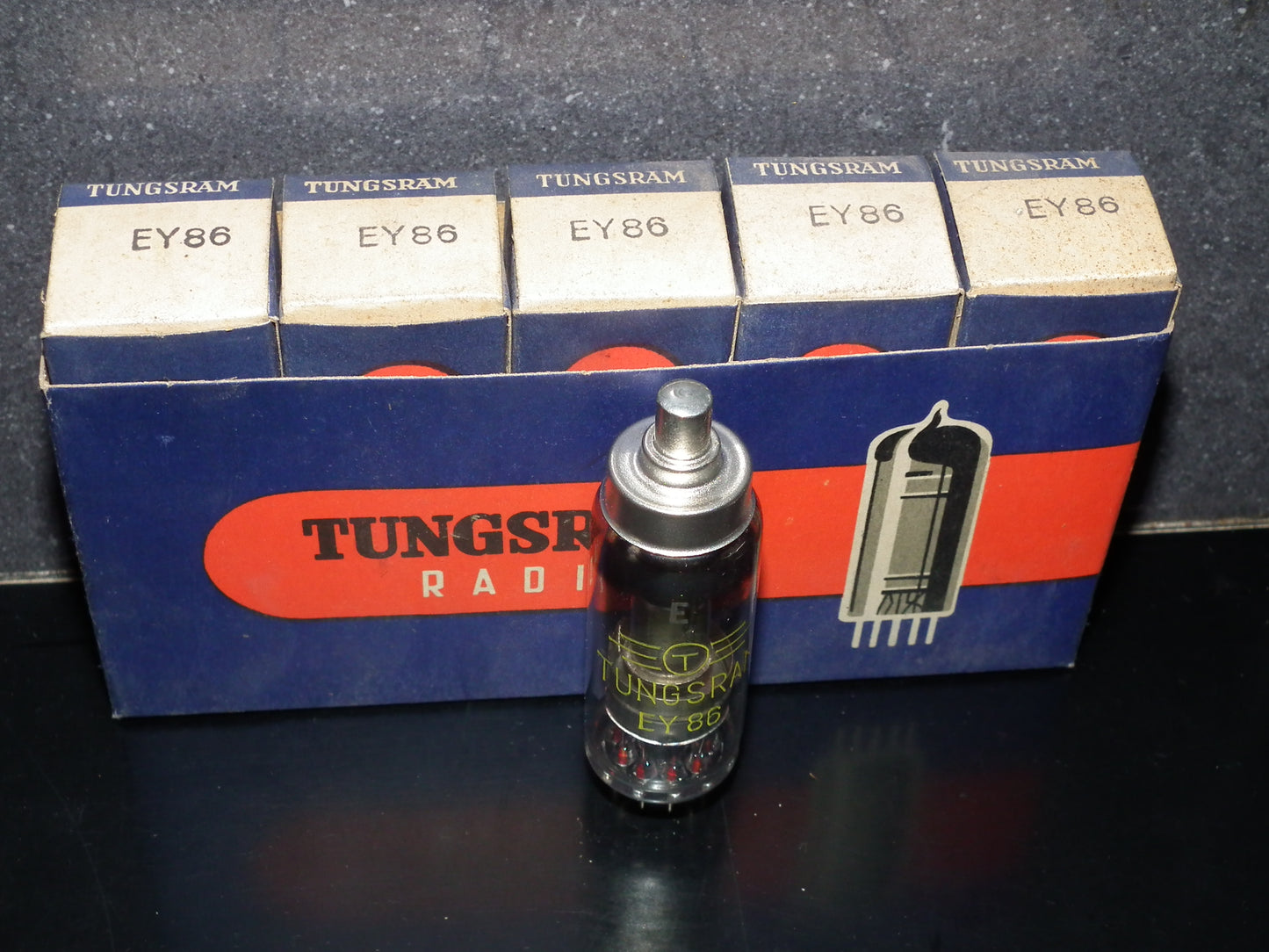 EY86 Tungsram NOS NIB Tube rectifier one way