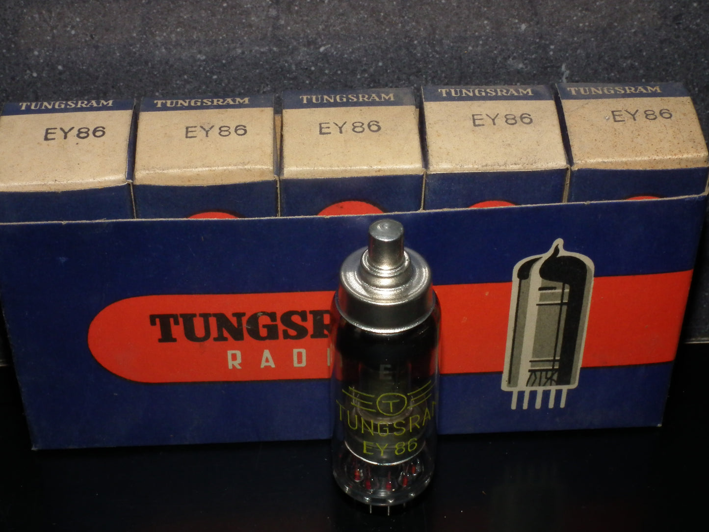 EY86 Tungsram NOS NIB Tube rectifier one way