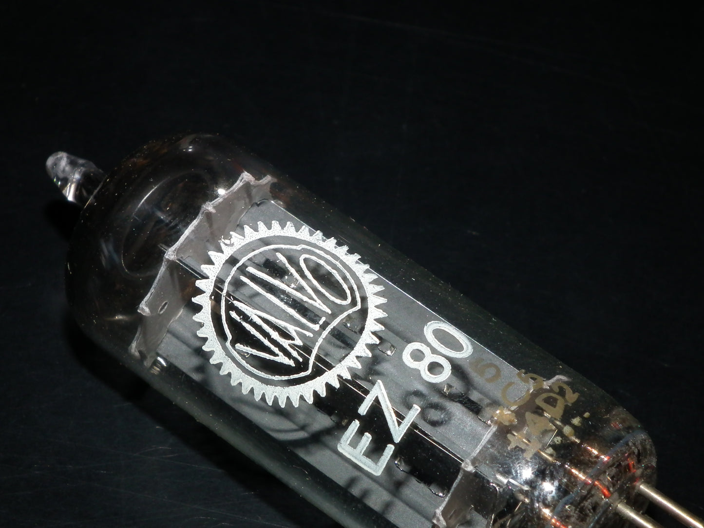 EZ80 Valvo 6V4 NOS NIB RARE Big Halo Getter made by Siemens Munich in 1964