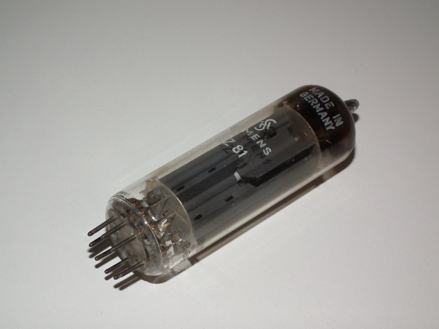 EZ81 Mullard 6CA4 NOS NIB Blackburn Square Getter Branded Siemens