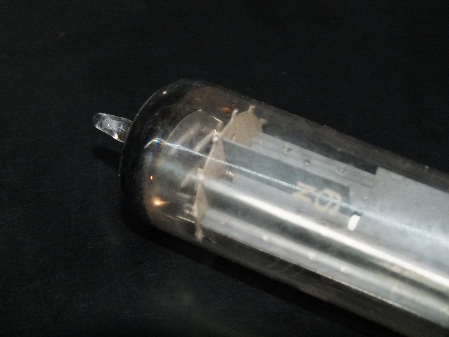 One (1 pcs) Tungsram EZ81 6CA4 RARE Foil Getter Tested Great Sound