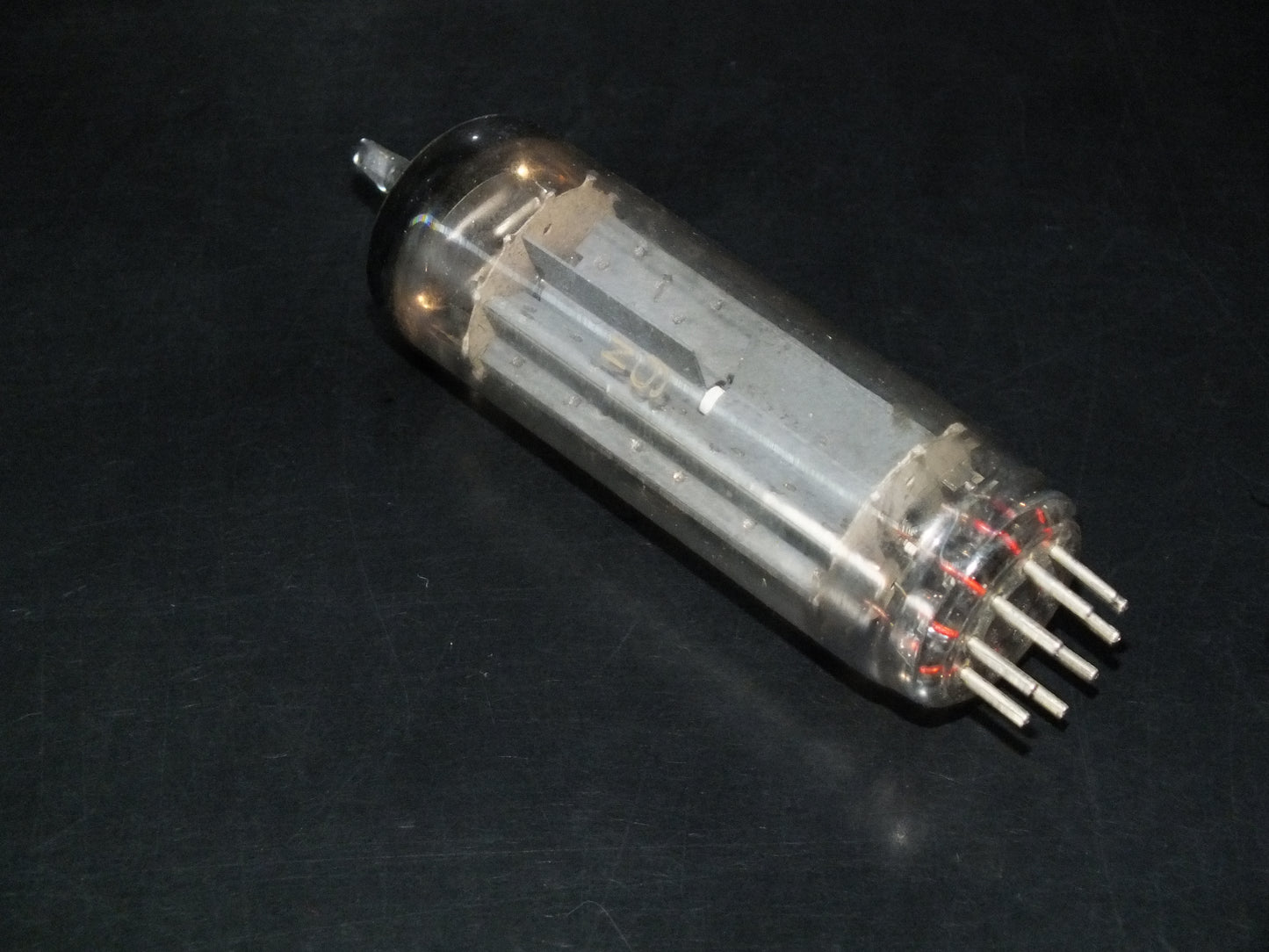 One (1 pcs) Tungsram EZ81 6CA4 RARE Foil Getter Tested Great Sound