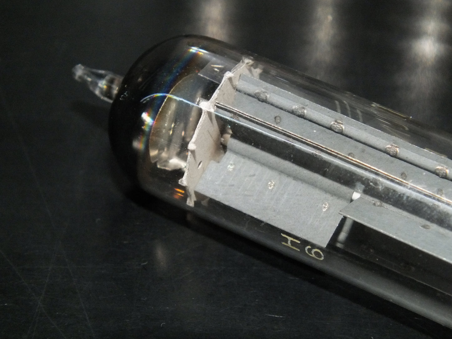 One (1 pcs) Tungsram EZ81 6CA4 RARE Foil Getter NOS Great Sound