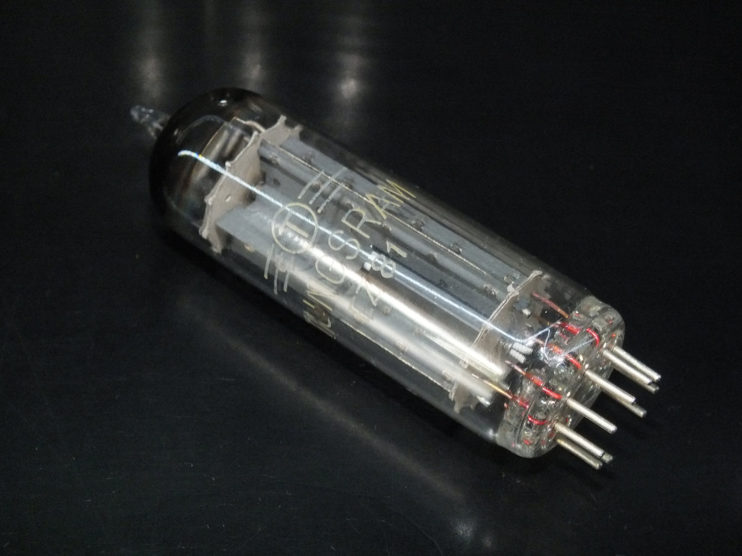 One (1 pcs) Tungsram EZ81 6CA4 RARE Foil Getter NOS Great Sound