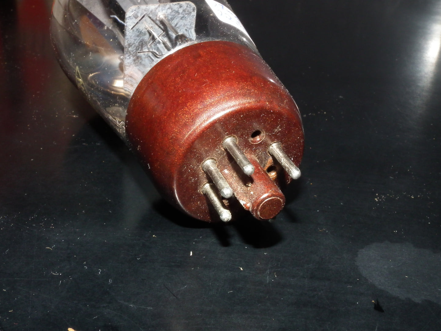 52KU Cossor 52-KU rectifier RARE Brown One Rib Base GZ32 5V4G NOS NIB