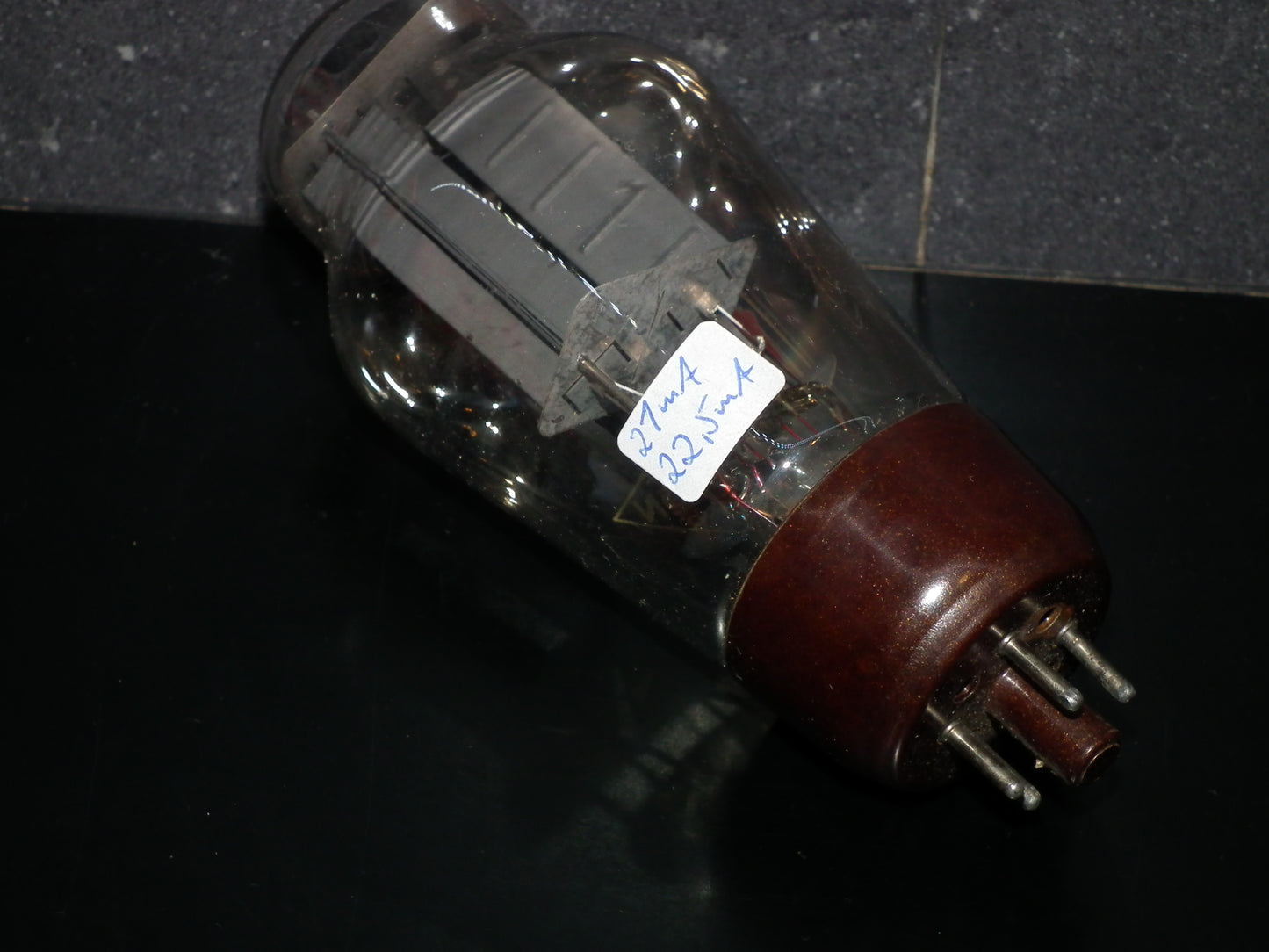 52KU Cossor 52-KU rectifier RARE Brown One Rib Base GZ32 5V4G NOS NIB