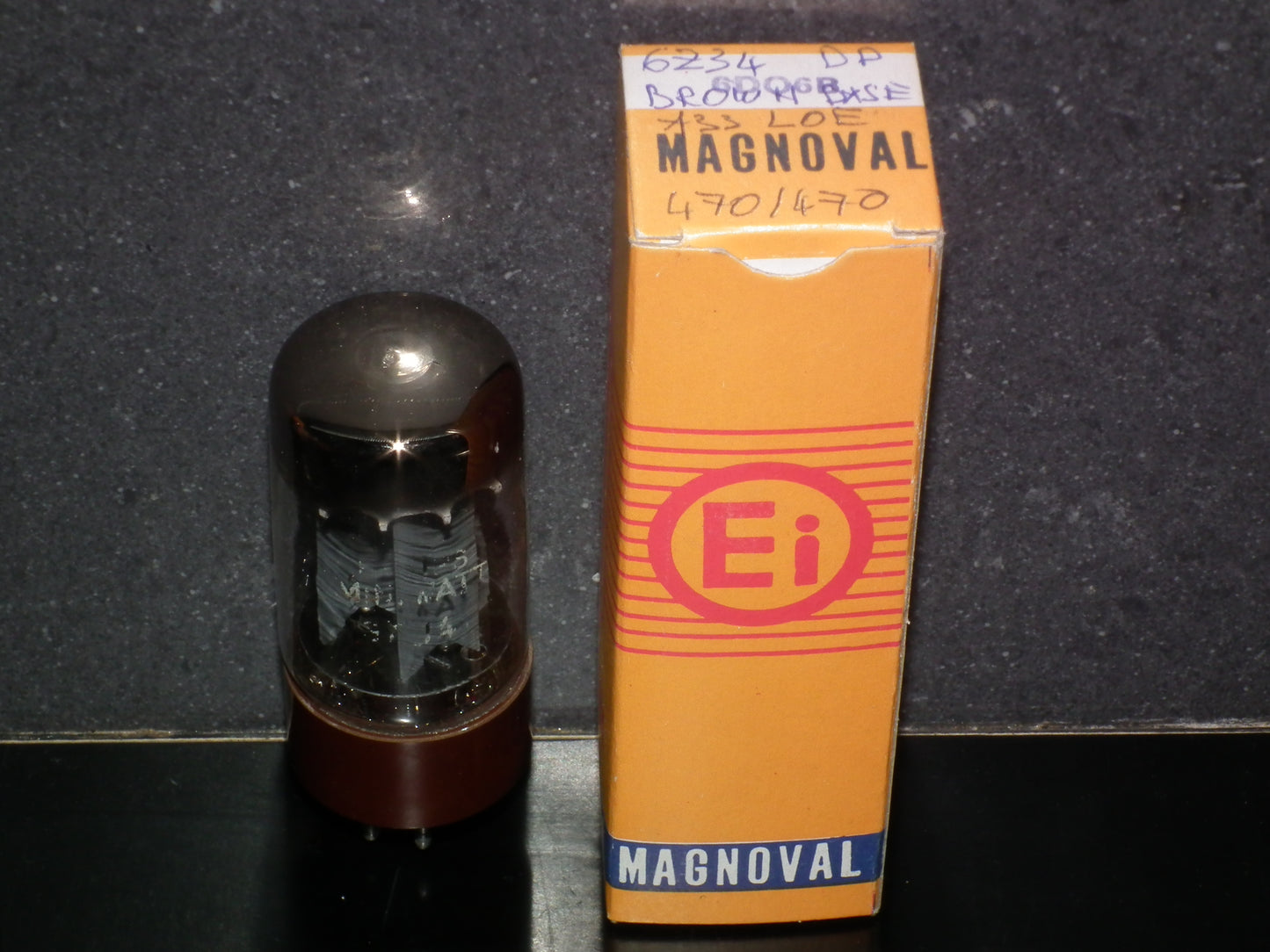 GZ34 Philips 5AR4 Brown Base DD Getter f33 L0E Tested NOS