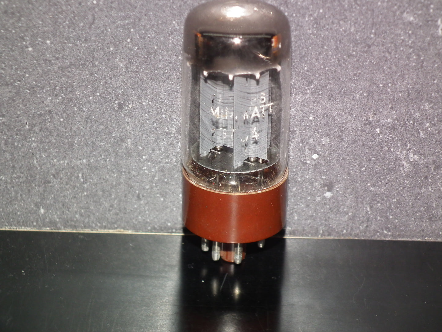 GZ34 Philips 5AR4 Brown Base DD Getter f33 L0E Tested NOS