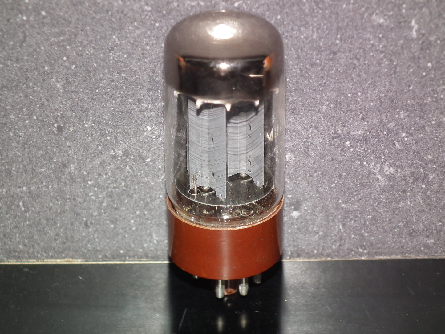 GZ34 Philips 5AR4 Brown Base DD Getter f33 L0E Tested NOS