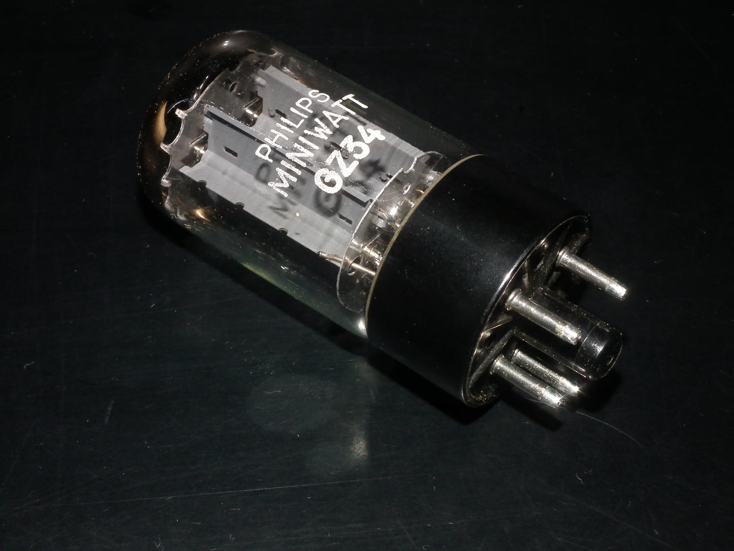 GZ34 Mullard Philips 5AR4 OO Getter NOS NIB f32 B4 Blackburn 1964 Dual O Getter