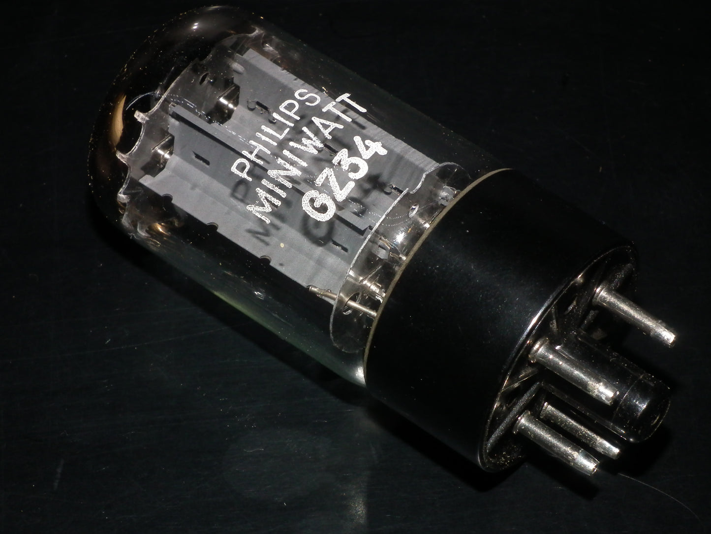 GZ34 Mullard Philips 5AR4 OO Getter NOS NIB f32 B4 Blackburn 1964 Dual O Getter