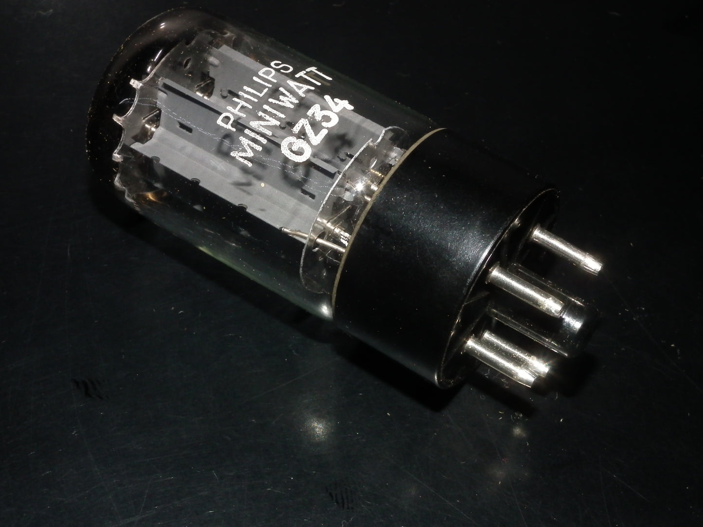 GZ34 Mullard Philips 5AR4 OO Getter NOS NIB f32 B4 Blackburn 1964 Dual O Getter