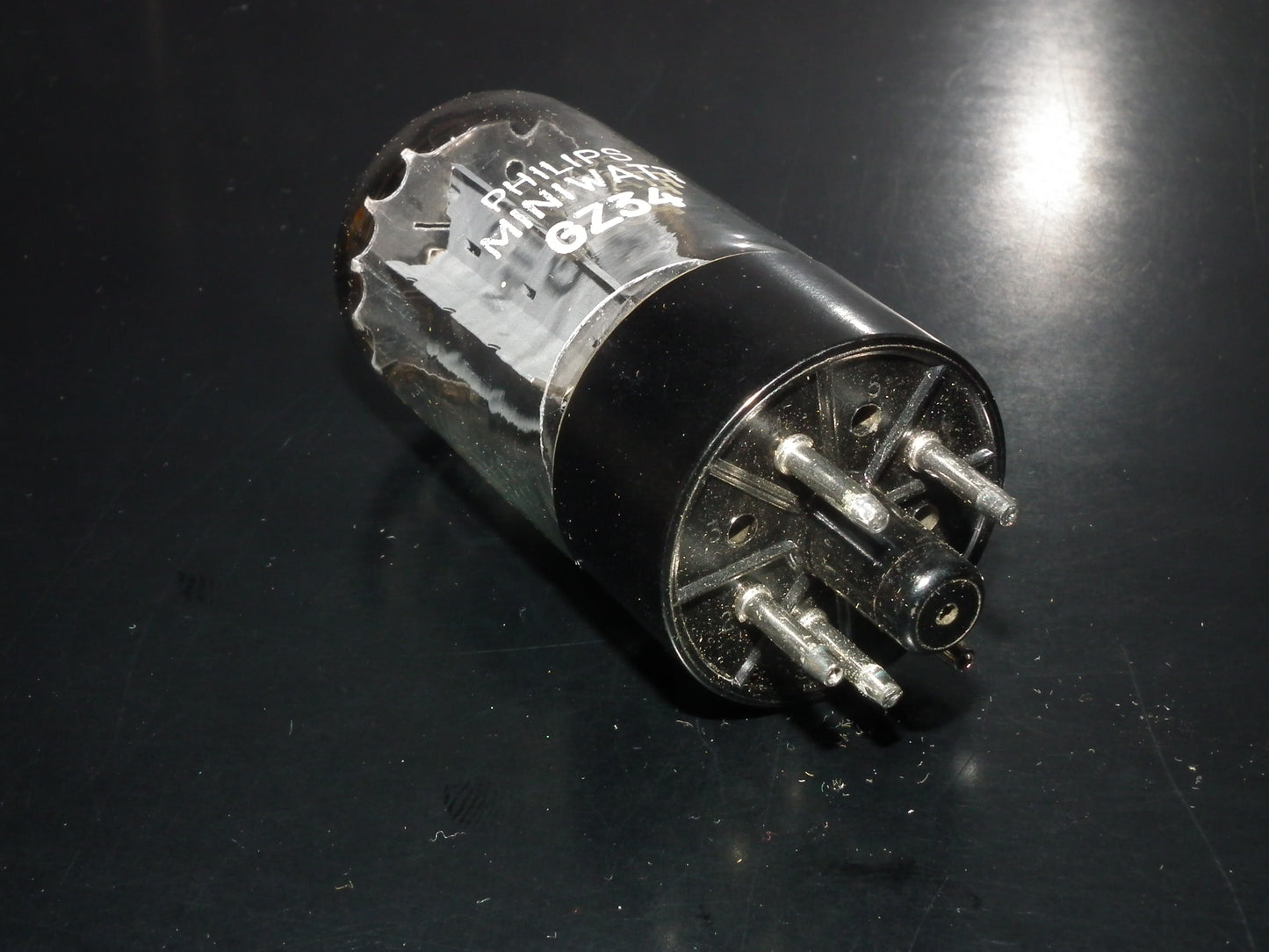 GZ34 Mullard Philips 5AR4 OO Getter NOS NIB f32 B4 Blackburn 1964 Dual O Getter
