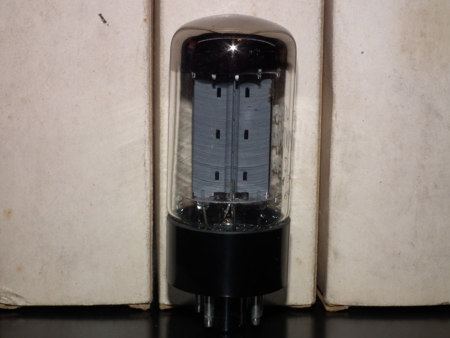 GZ34 Mullard Philips 5AR4 OO Getter NOS NIB f32 B6 Blackburn 1966 Dual O Getter