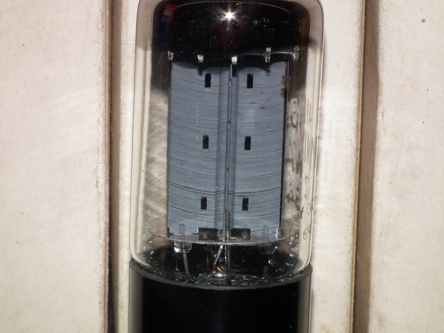 GZ34 Mullard Philips 5AR4 OO Getter NOS NIB f32 B6 Blackburn 1966 Dual O Getter
