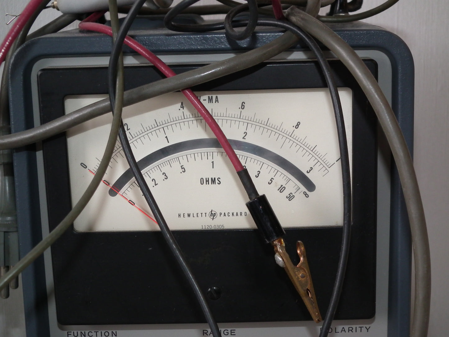 Vintage Hewlett Packard HP412A Vacuum Tube Voltmeter 412A