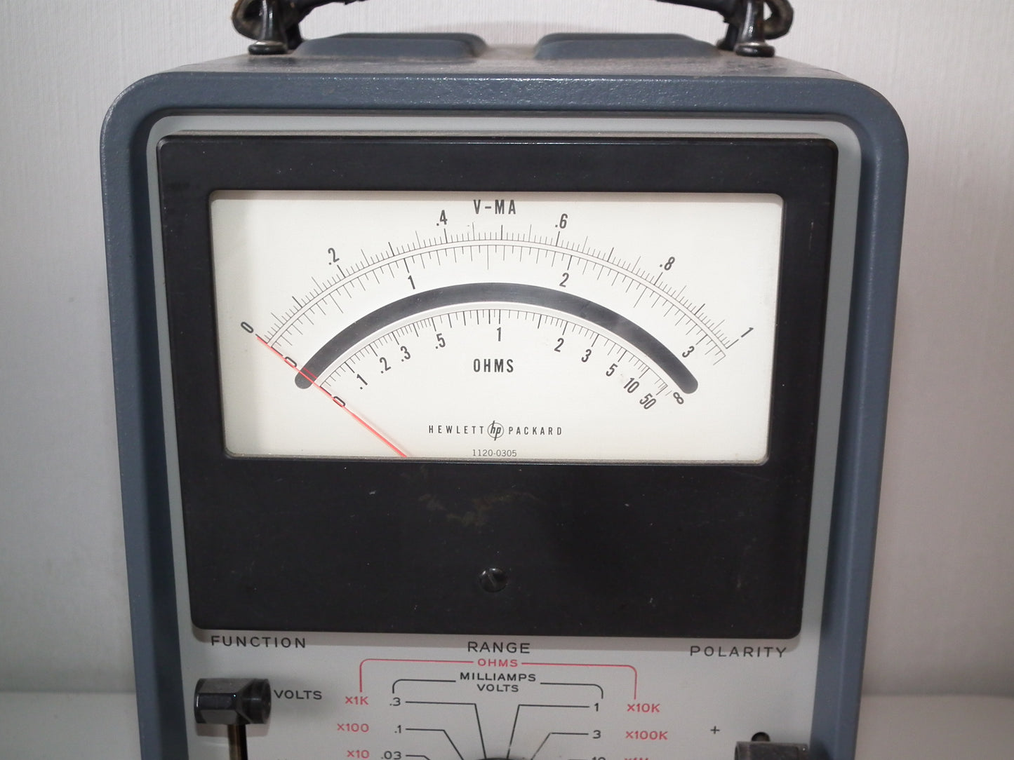 Vintage Hewlett Packard HP412A Vacuum Tube Voltmeter 412A