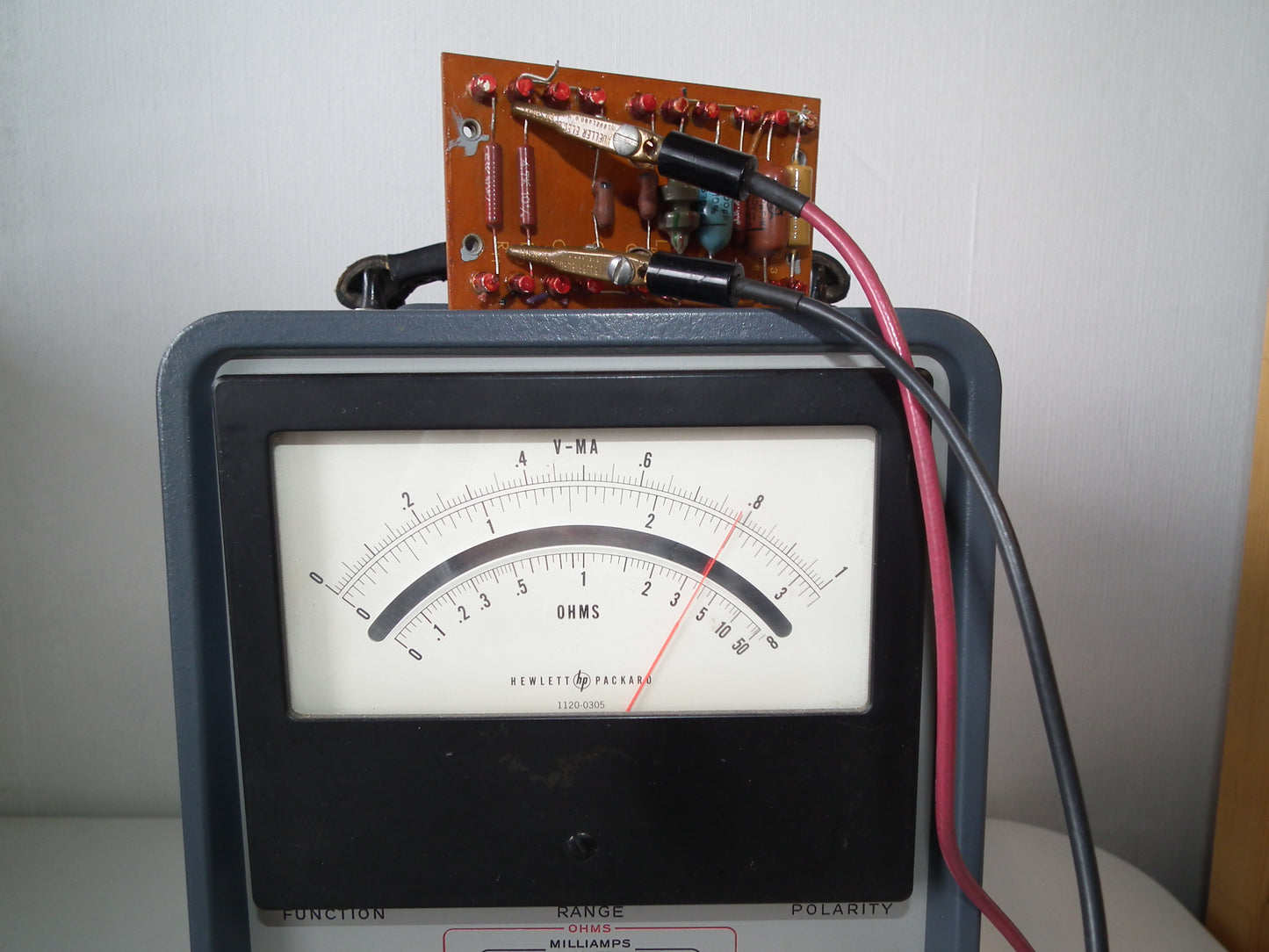 Vintage Hewlett Packard HP412A Vacuum Tube Voltmeter 412A