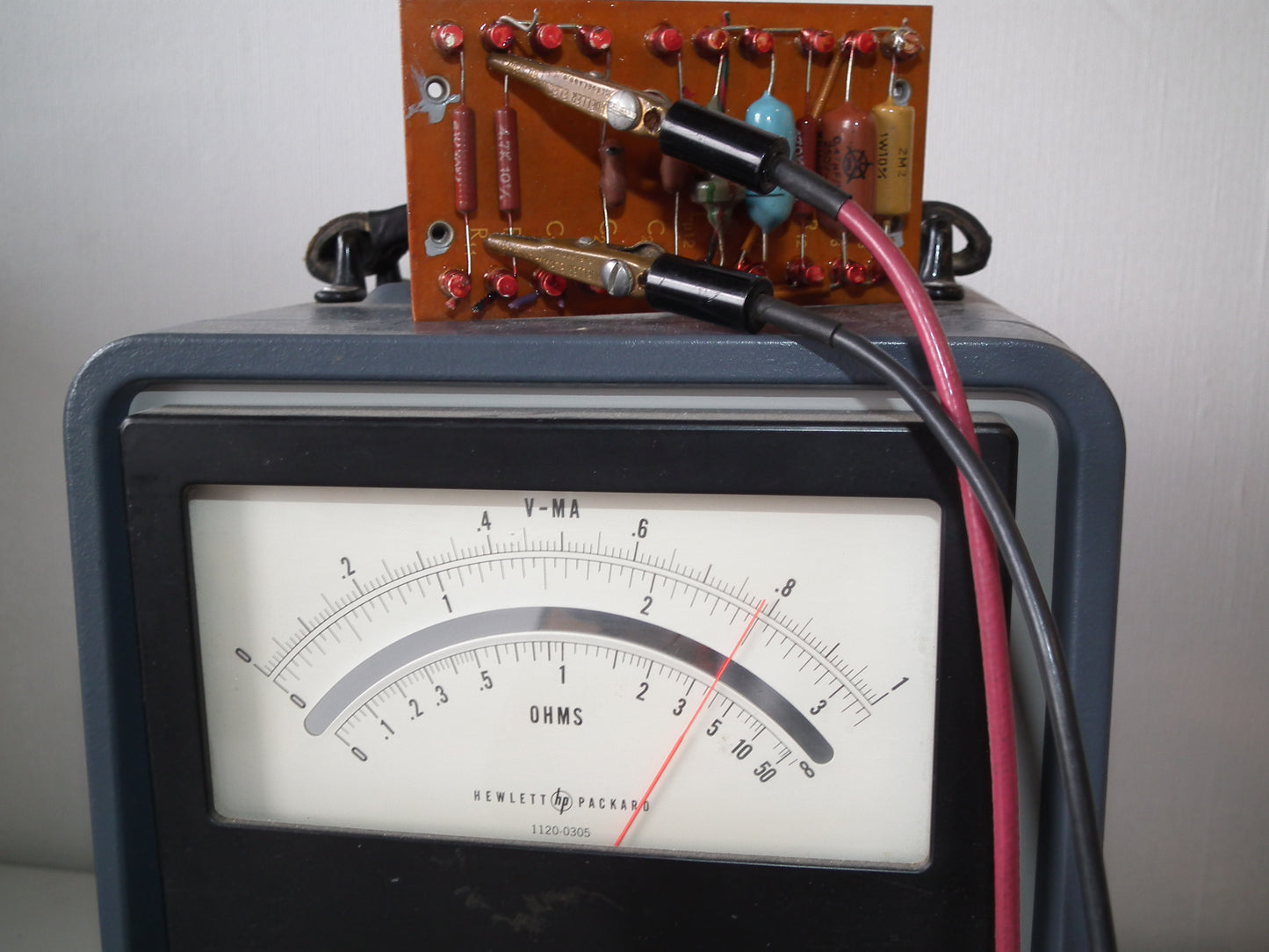 Vintage Hewlett Packard HP412A Vacuum Tube Voltmeter 412A