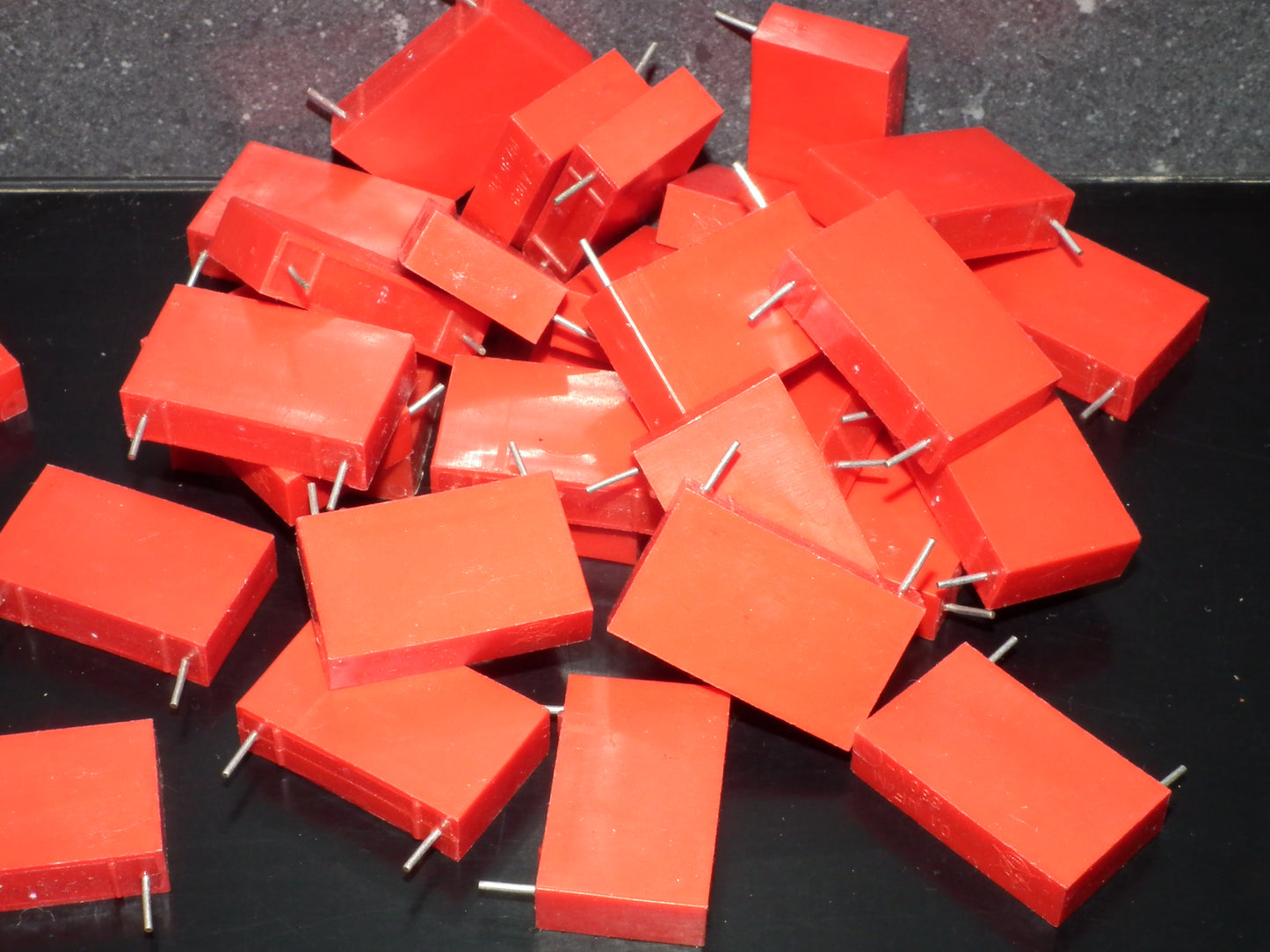 Two vintage NOS capacitors 0.1uF 630V ISKRA 70s HI End Tube Amp 100nF