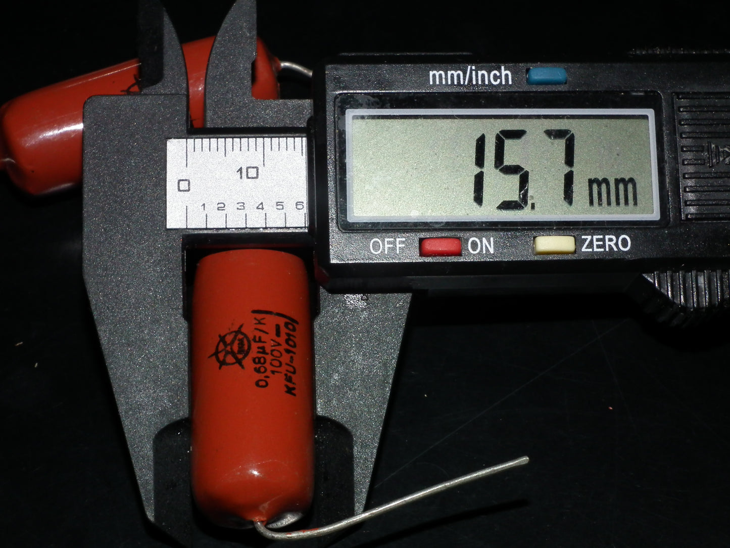 Two vintage NOS capacitors 0.68uF 100V ISKRA 70s HI End Tube Amp 680nF