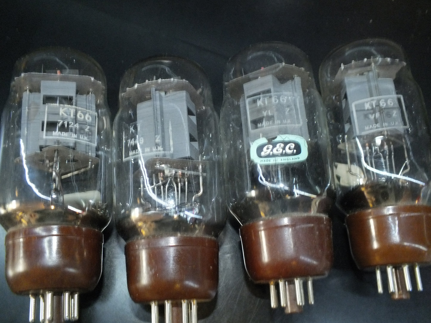 KT66 GEC Platinum Matched QUAD tested NOS OO Getter