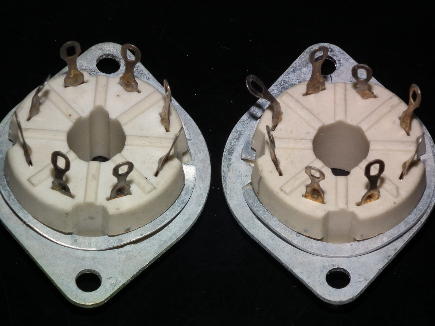 NOS VINTAGE K8A Octal Vacuum Tube Ceramic Socket Hi Quality EL34 GZ34 6SN7